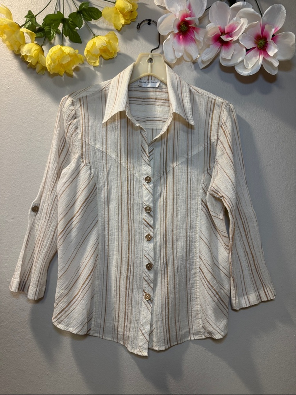 DRAPER’S & DAMONS PETITE WOMEN’S BLOUSE